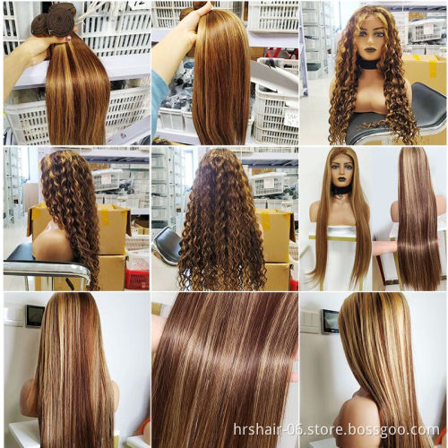 40 inch wig piano color 13*4 13*1 4*4swiss lace wig wholesale wigs 100% human hair Raw Virgin Cuticle Aligned Wholesale price